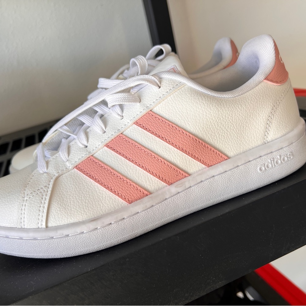 Adidas White Cloudfoam Comfort Shoes